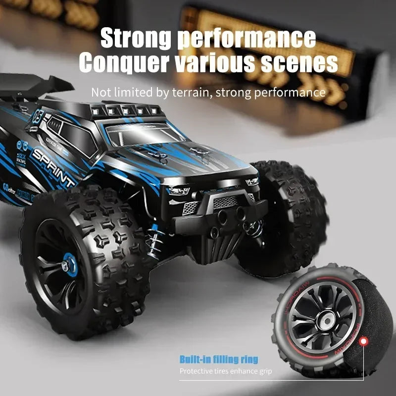 Carro de Controle Remoto com LED  de alta velocidade Drifting Monster 4x4 Truck