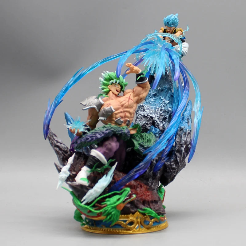 Dragon Ball Broly Gogeta action figure Broly Vs Gogeta 23 cm Modelo de Estatueta de PVC Coleção