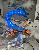 Action Figures 30cm One Piece Thor Enel GK, estátua de mangá