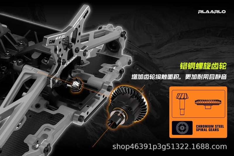 Carro de corrida de controle remoto atualizado 4WD Off-road