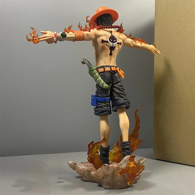 Action Figures Ace Portgas D Ace de 28 cm, modelo colecionável
