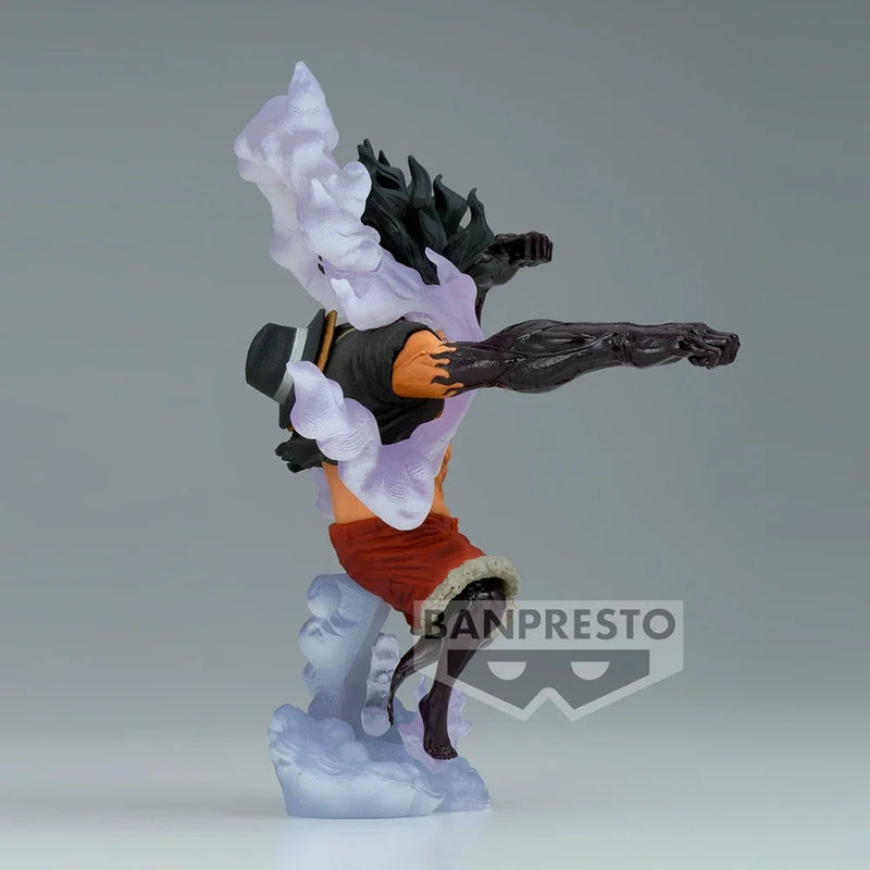Action Figures Bandai King of Artist One Piece Monkey D. Luffy Versão Especial Coleção Ornamentos 14cm