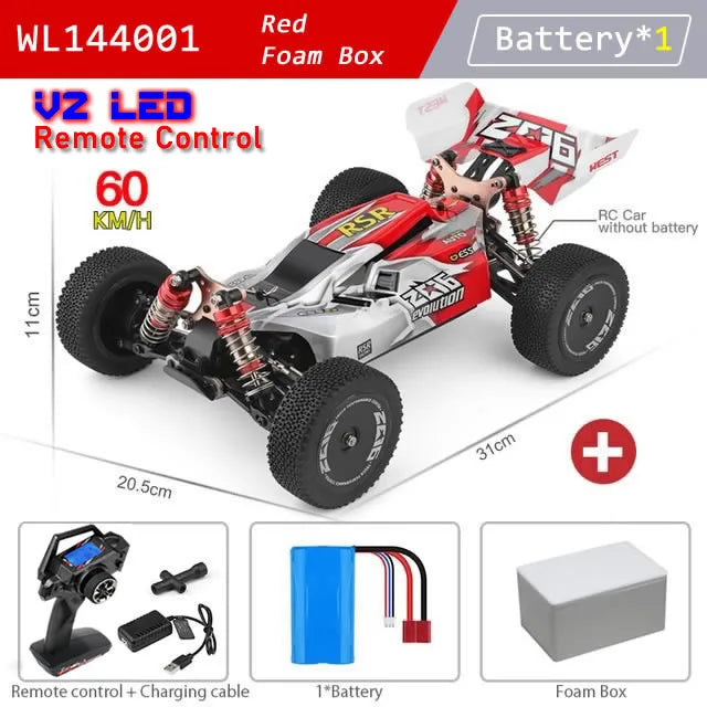 Controle Remoto Drift RC Carro de Corrida de Alta Velocidade Tronco Veículo Off-Road