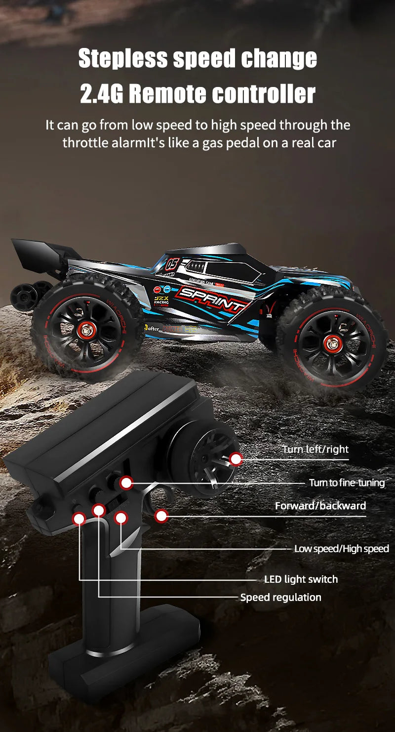 85 km/h carro de controle remoto de alta velocidade off-road drift 1:16 carro de corrida profissional 50 km/h