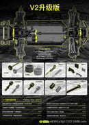 Carro de corrida de controle remoto atualizado 4WD Off-road