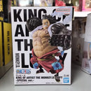 Action Figures Bandai King of Artist One Piece Monkey D. Luffy Versão Especial Coleção Ornamentos 14cm