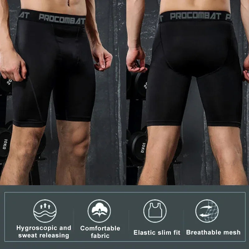 Calções de corrida esportivos