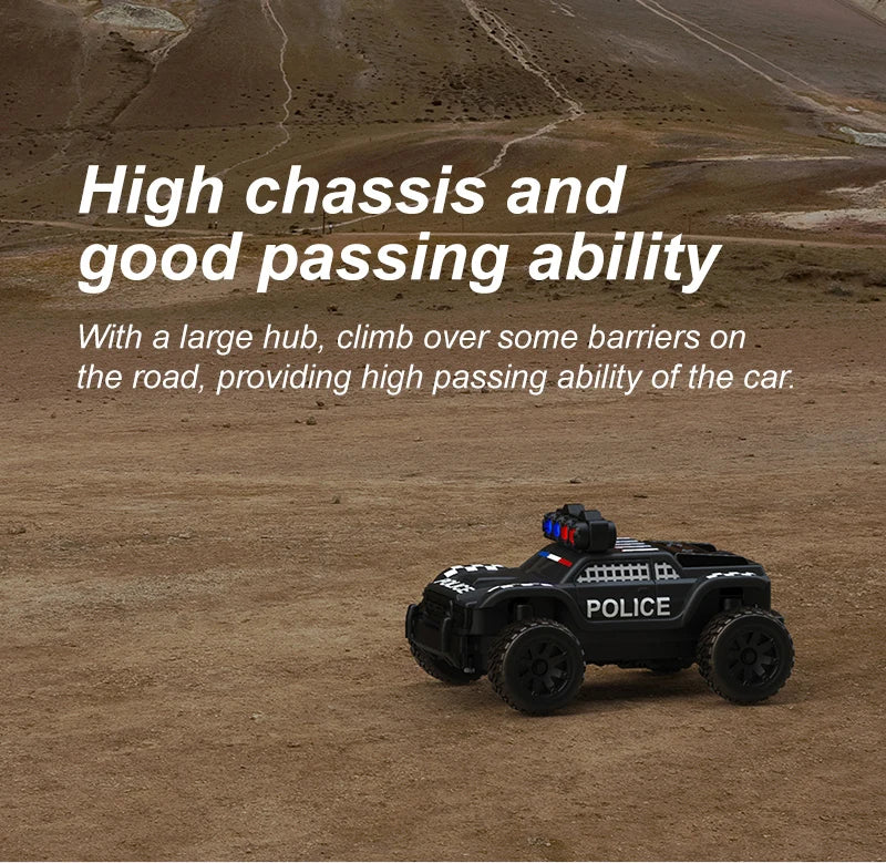 Mini Carro de Brinquedo RTR Totalmente Proporcional com Luzes