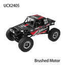 1/24  Motor Brushless/Escova 4WD Off-road Mini Rock Crawler Escalada Veículo