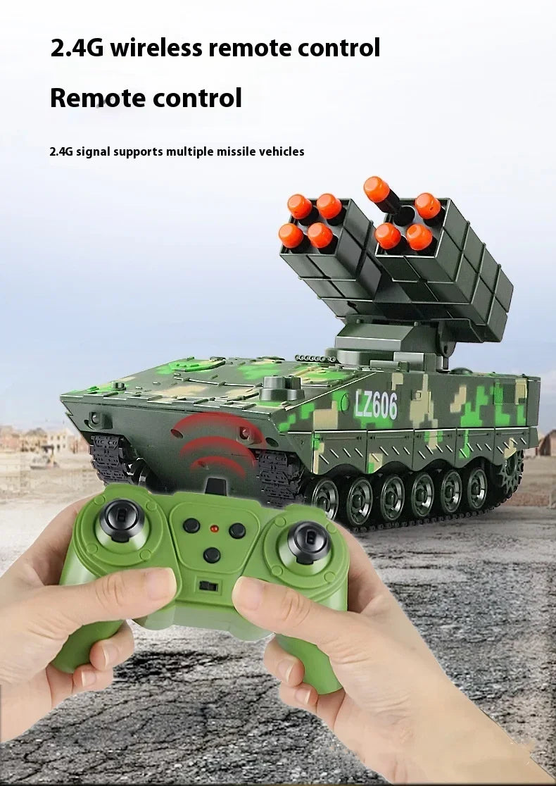 Carro de Controle Remoto Plataforma de Lançamento  Míssil