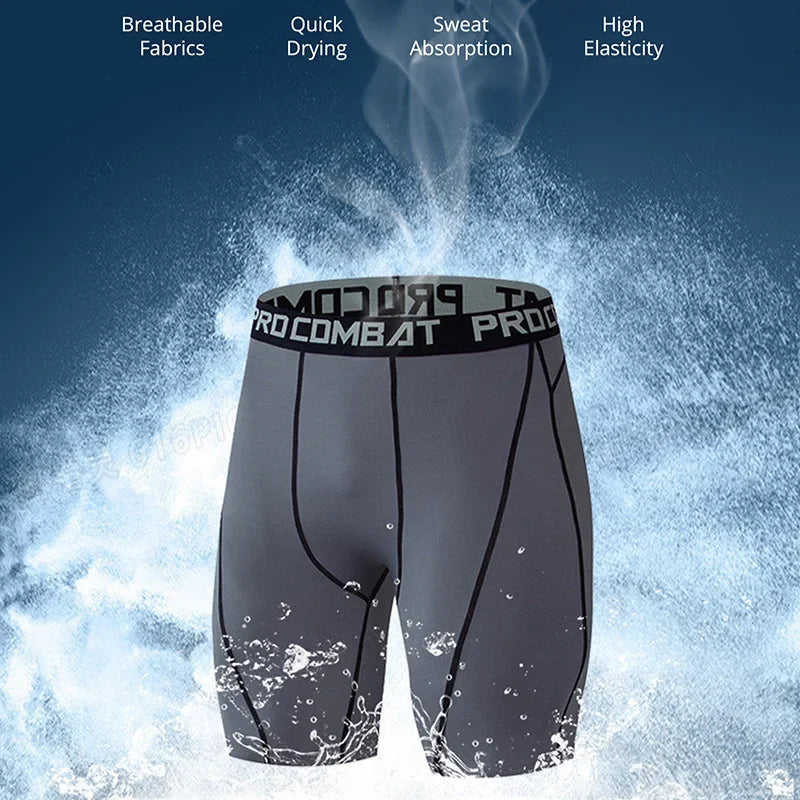 Calções de corrida esportivos