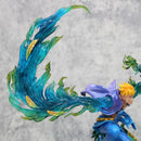 Anime One Piece Piratas do Barba Branca Marco The Phoenix  PVC Action Figure Estátua Coleção 33 cm