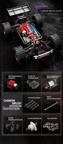 PRO/MAX  Motor 2.4Ghz Carro Remoto 80KM/H Carro de Corrida de Drift de Alta Velocidade Profissional