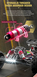 Carro de controle remoto 4x4 Super Brushless  Carro Off-Road de Alta Velocidade