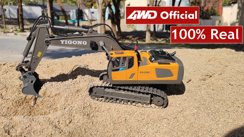 Escavadeira de controle remoto, veículo de esteira, trator de esteira, carro de construção