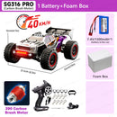 PRO/MAX  Motor 2.4Ghz Carro Remoto 80KM/H Carro de Corrida de Drift de Alta Velocidade Profissional