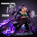 Action Figure 25 cm Anime One Piece Roronoa Zoro Figuras de ação PVC Coleção