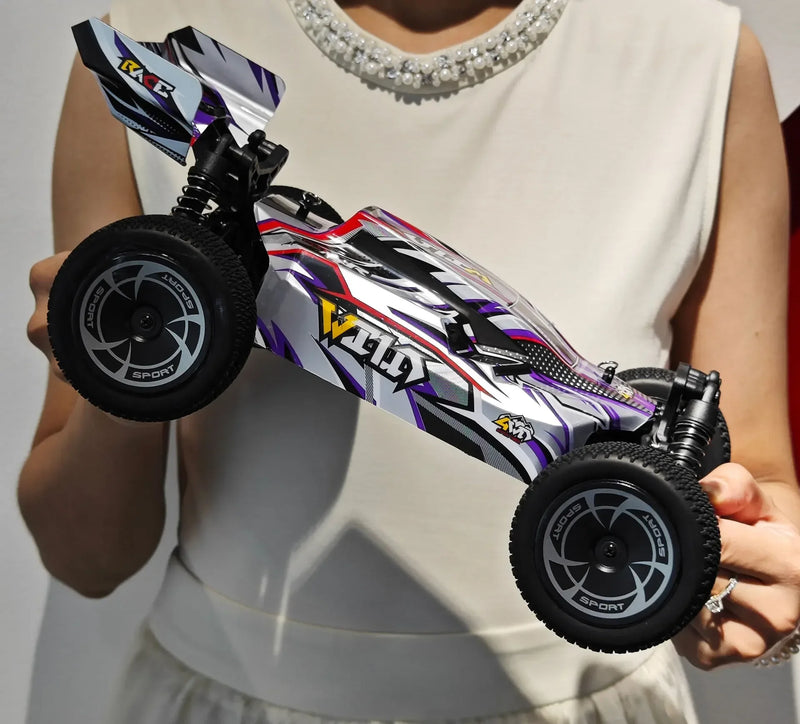 Carro de Corrida 60Km Controle Remoto Alta Velocidade Off-Road Drift Absorção de Choque