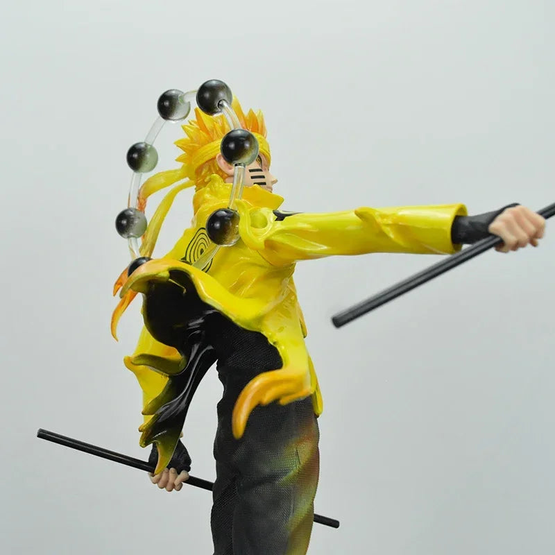 Action Figure Uchiha Sasuke e Naruto Figuras de Coleção