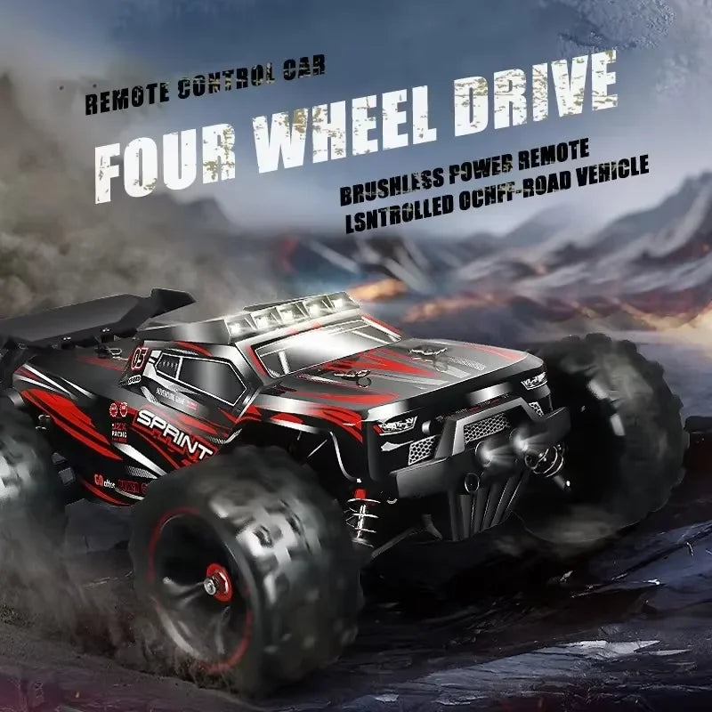 85 km/h ou 50 km/h 4WD RC carro com controle remoto LED carros de alta velocidade drift monstro 4x4 caminhão