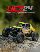 1/24  Motor Brushless/Escova 4WD Off-road Mini Rock Crawler Escalada Veículo