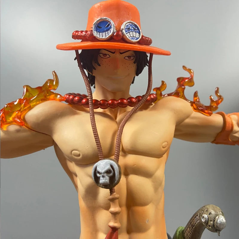 Action Figures Ace Portgas D Ace de 28 cm, modelo colecionável