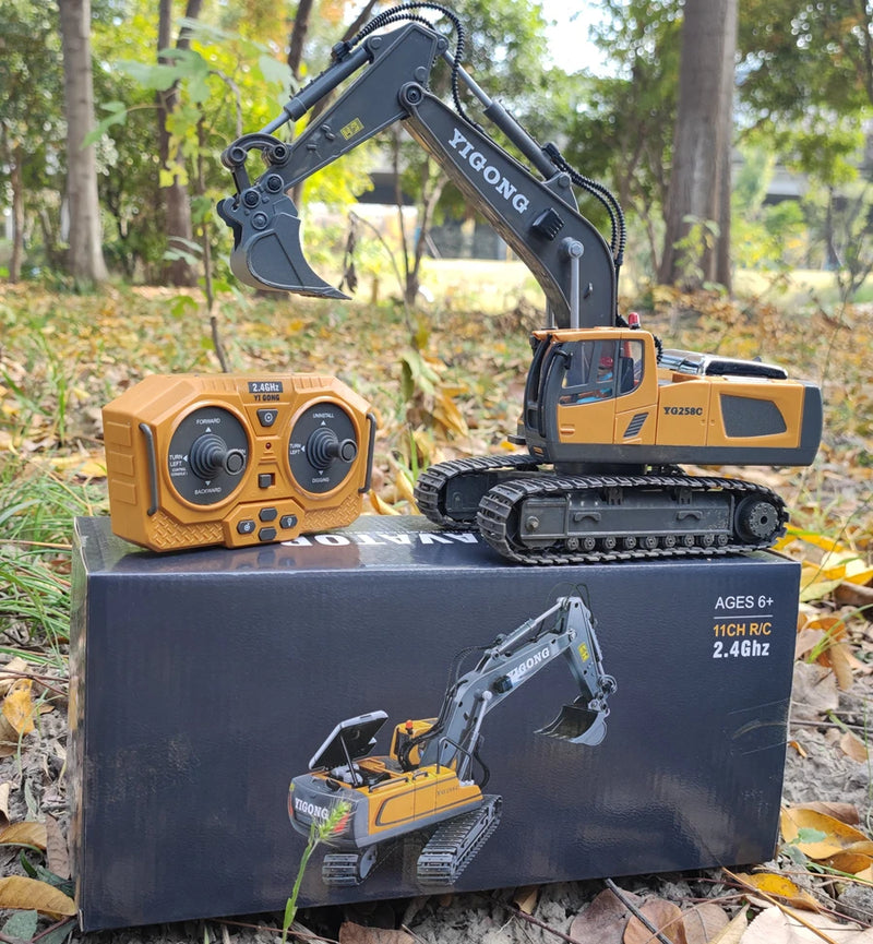 Escavadeira de controle remoto, veículo de esteira, trator de esteira, carro de construção