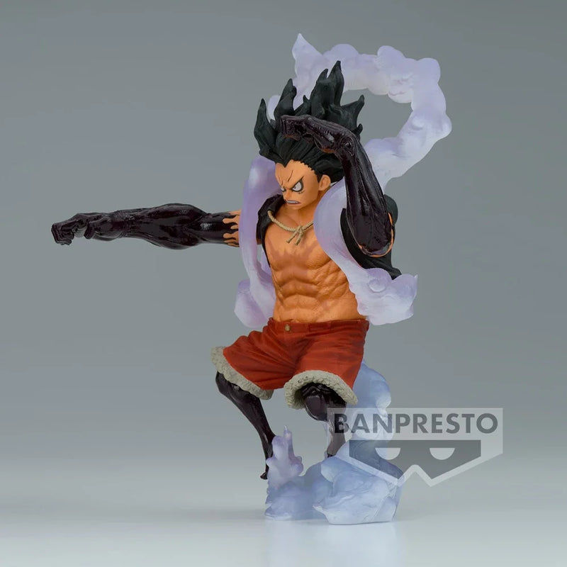 Action Figures Bandai King of Artist One Piece Monkey D. Luffy Versão Especial Coleção Ornamentos 14cm