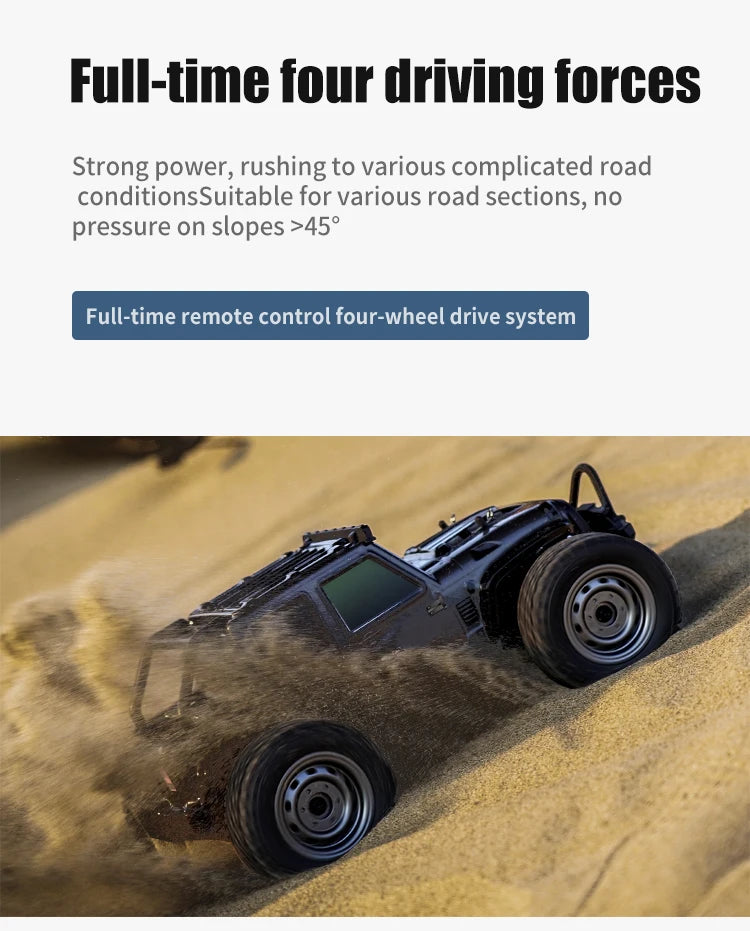Carro com controle remoto LED Carros de alta velocidade Drift Monster Truck