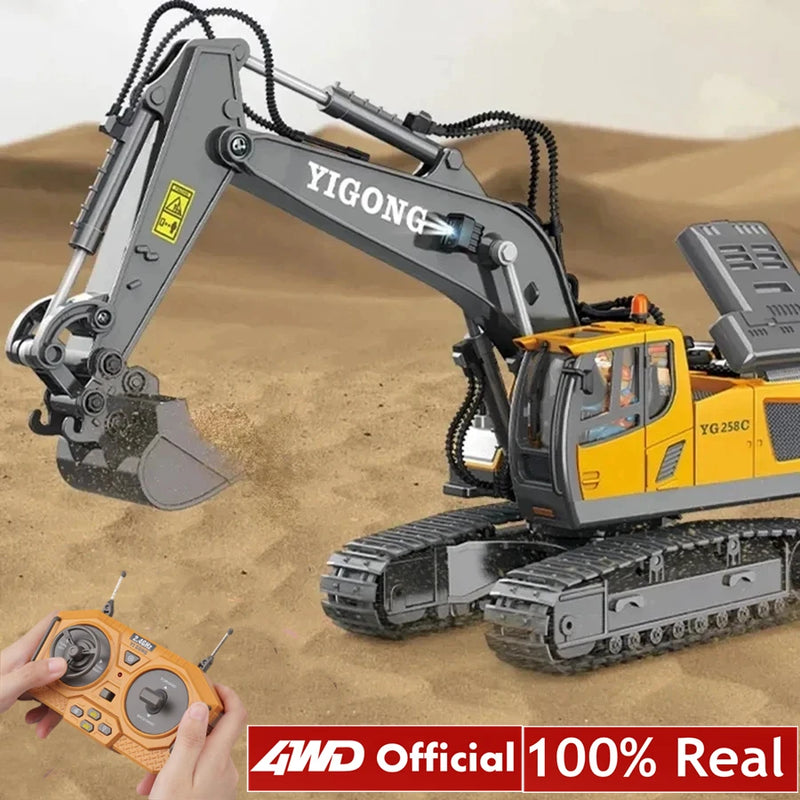 Escavadeira de controle remoto, veículo de esteira, trator de esteira, carro de construção