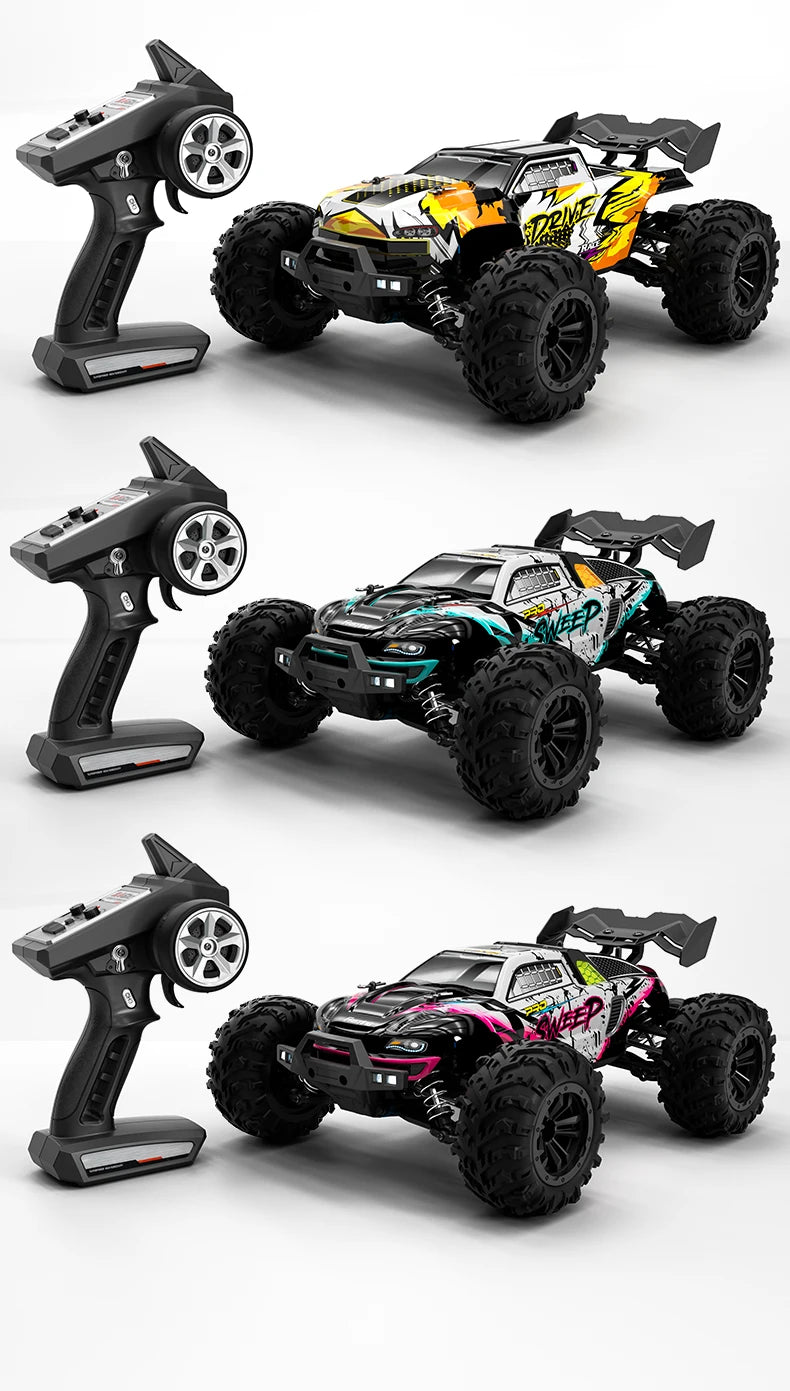 Carro com controle remoto LED Carros de alta velocidade Drift Monster Truck