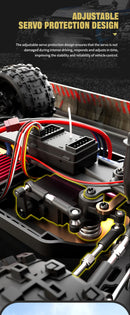 Carro de controle remoto 4x4 Super Brushless  Carro Off-Road de Alta Velocidade