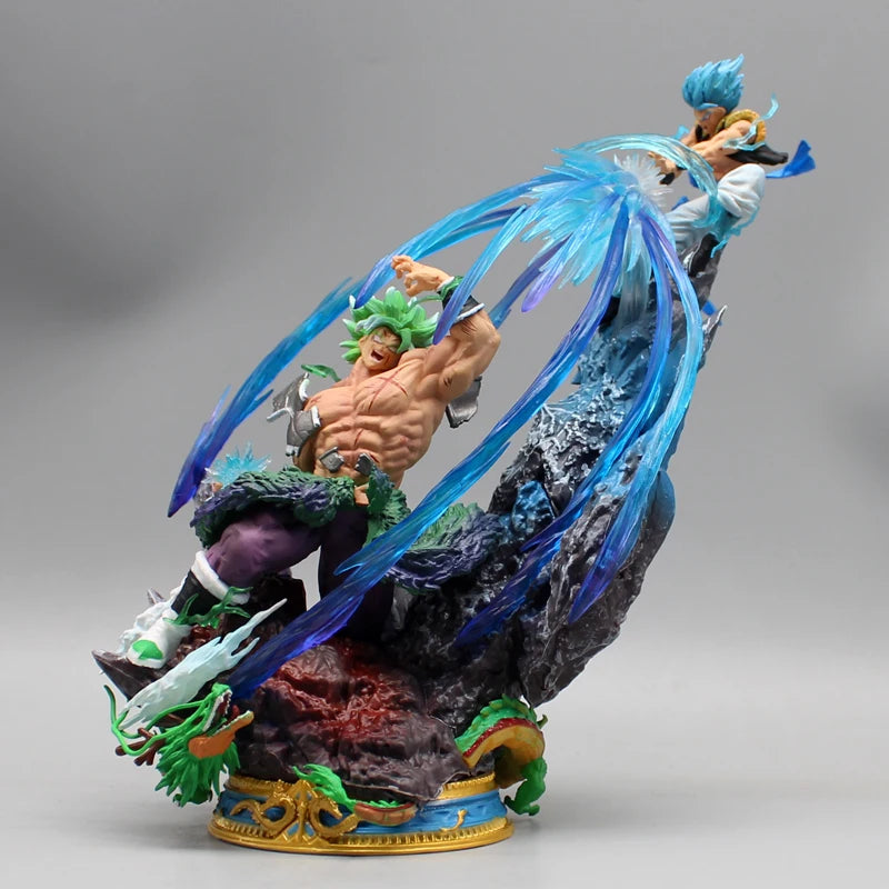 Dragon Ball Broly Gogeta action figure Broly Vs Gogeta 23 cm Modelo de Estatueta de PVC Coleção