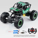 Carro RC 1:16 2WD com luz LED 2.4G 20 km/h de alta velocidade off-road escalada carro de controle remoto