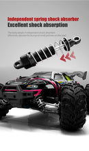 Carro com controle remoto LED Carros de alta velocidade Drift Monster Truck