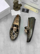 Mocassim Versace / Black/ Gold