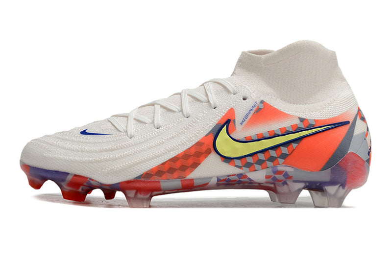 Chuteira Nike Phantom Luna Elite Campo / Branco Geométrico