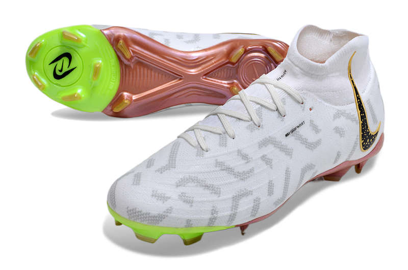 Chuteira Nike Phantom Luna Elite Campo / Branca Geométrico