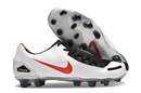 Chuteira Nike Total 90 Laser Elite FG - Branco/Vermelho