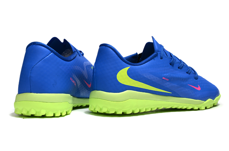 Chuteiras Nike Phantom 6 Low Academy - Azul/Verde