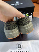 Sapatênis Balmain marrom listrado