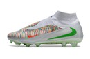 Chuteiras de futebol Nike Phantom 6 Elite FG - Branco/Vermelho/Amarelo