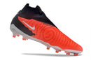 Chuteira Campo Nike Phantom GX DF Elite FG - Preta/Vermelha