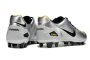 Chuteira Nike Total 90 Laser Elite FG - Cinza/Preta/Amarela