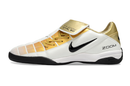 Chuteira Nike Total 90 - Branco/Dourado