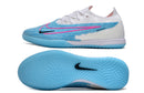 Chuteira Nike Phantom GX Elite Futsal - azul/branco