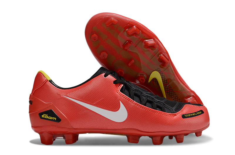 Chuteira Nike Total 90 Laser - Vermelho