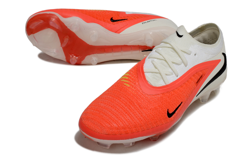 Chuteira Nike Phantom GX 3 Elite FG - Branco/Laranja