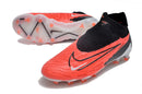 Chuteira Campo Nike Phantom GX DF Elite FG - Preta/Vermelha