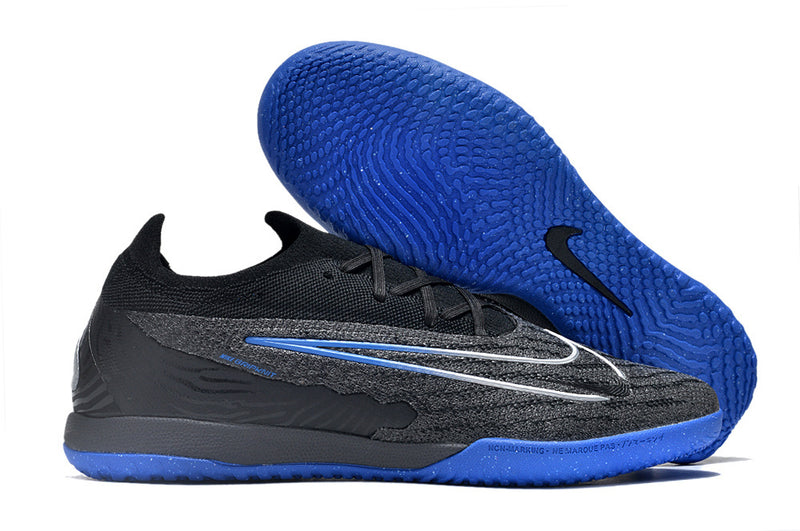 Chuteira Nike Phantom GX Elite Futsal - Black/Azul